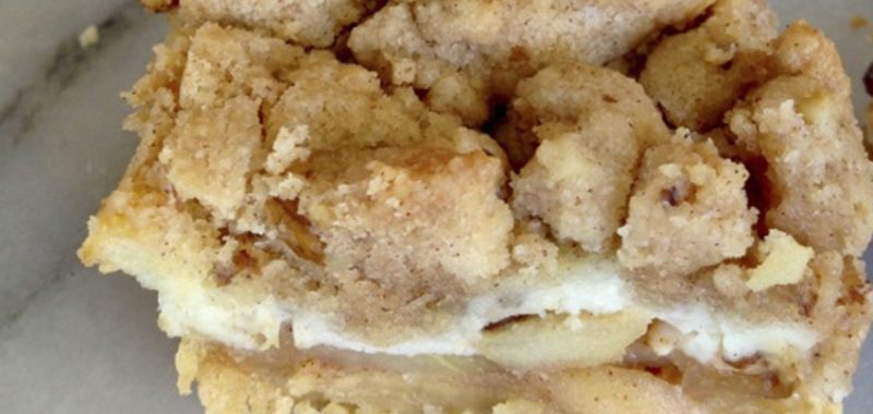 Sour Cream Apple Pie Squares