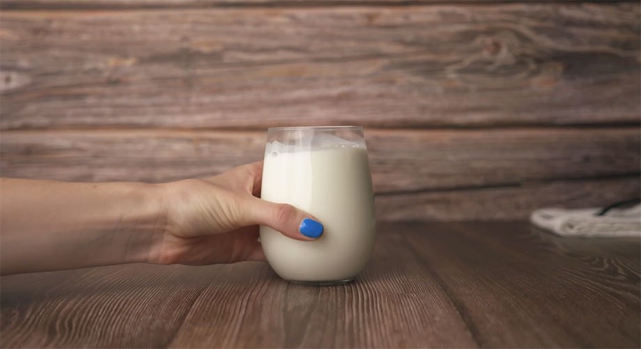 Glass of milk